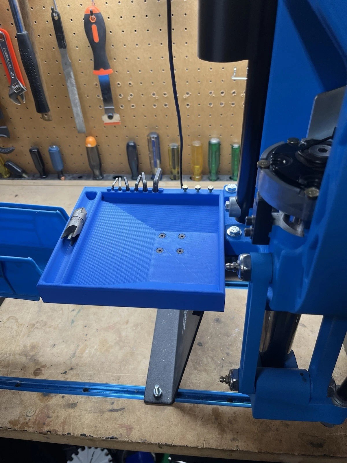 Dillon XL750/650 Bullet Tray & Bracket top view